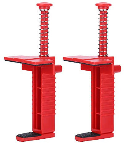 QANYEGN 2 Stück Drahtschublade Maurerwerkzeug, Brick Liner Runner Wire Drawer Set, Nivellierungsmesswerkzeug Halter, Handwerkzeug für Präzises Mauern (Rot)
