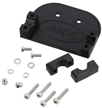 Kennzeichenhalter 3D-Druck, für Gepäckträger, Schwarz - für Simson KR51, SR