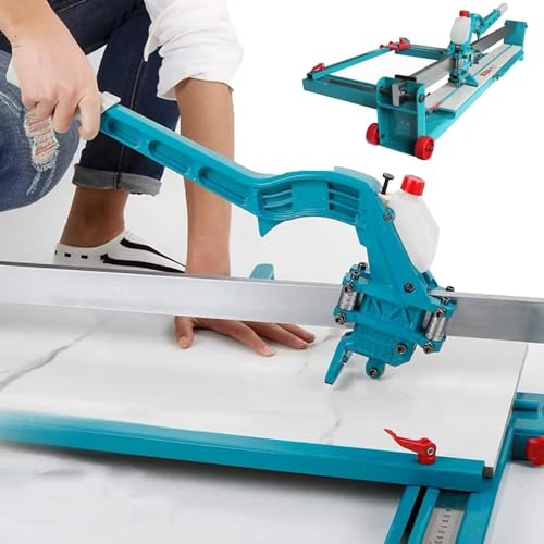 Tagliapiastrelle Manuale, Tagliapiastrelle Grande Formato, Tagliapiastrelle con Guida Laser Regolabile, Larghezza Taglio 1200 Mm, Spessore Taglio 6–15 Mm, per Taglio Più Preciso Delle Piastrelle
