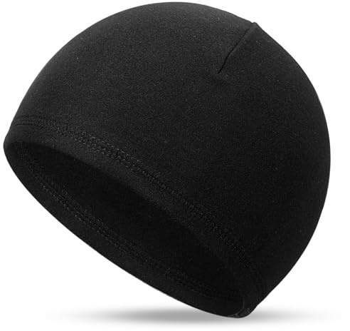 Bencailor Dünne Beanie Mütze für Herren leichte Schädelkappen Dehnbare Schlafmützen Helm Liner unter Helmhüten für Outdoor-Radfahren Bekleidung Zubehör