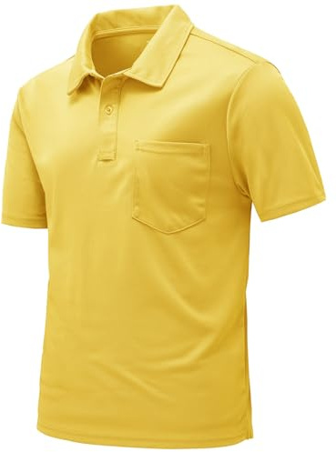 Rdruko Poloshirt Herren Kurzarm mit Brusttasche Polohemd T-Shirts Sommer Golf Polo Shirt Slim Fit für Männer