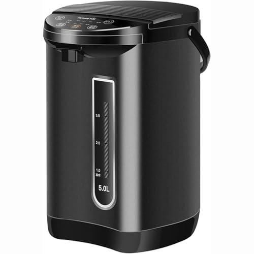 Dispensador De Agua Caliente Instantáneo De 5L, Hervidor De Agua Caliente Eléctrico De 1200W, 6 Ajustes De Temperatura, 3 Formas De Dispensación, Hervidor De Calderas De Agua De Acero Inoxidable