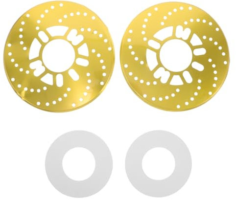 MUELODSIC 2pezzi Copertura Disco Protezione Per Disco Posteriore Per Auto Accessorio Decorativo Per Ruote Maggiore