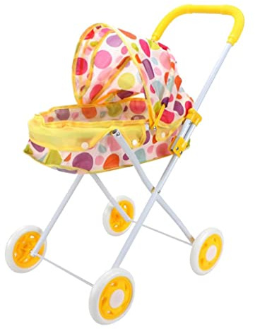 DuskHaven Puppenwagen Und 30 cm Großer Puppenbuggy, Kinderzimmeraccessoire, B