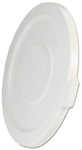 Rubbermaid Commercial Products Brute Snap-On Lid 121 Litre White FG263100WHT