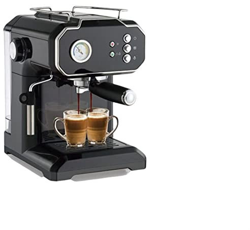 7LiuYueFei6 Machines à café encastrables GaRcan Machine à café Expresso mousseur à Lait 2 en 1 Semi-Automatique Affichage de la température Commerciale cafetières à Vapeur Haute Pression