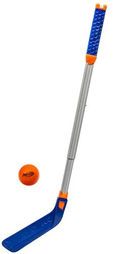 NERF Flexplay Hockey Stick + Ball Set - Adjustable Height