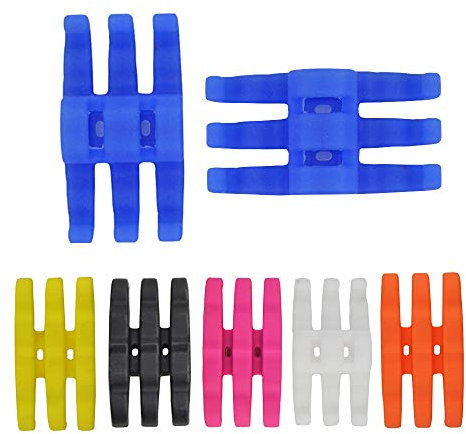 AMEYXGS Bogenschießen 2pcs Bogen Gliedmaßen Stabilisator Gummi Stoßdämpfer für Compoundbogen (blau)