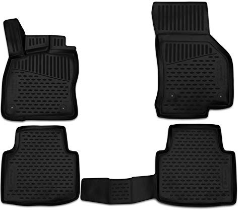 Element Passgenaue Premium Antirutsch Gummi Fußmatten - Skoda Superb