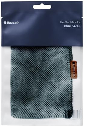 Blueair Prefiltro original del purificador de aire Blue Pure 3450i Max, tejido lavable, color azul