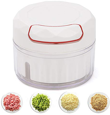 Mini Machine à Ail Presse-Ail Multifonctionnel Machine à Ail Manuelle Hachoir à LéGumes Multifonctionnel Hachoir A Viande MéLangeur Oignon Fruit Herbe Salade Gingembre Hachoir D'Ail Avec Le Mixeur