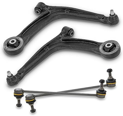 ATEC Germany 2x Querlenker Vorderachse vorne unten links & rechts, 2x | Kompatibel mit: ABARTH 500C / 595C / 695C, FIAT 500, 500 C, FORD KA