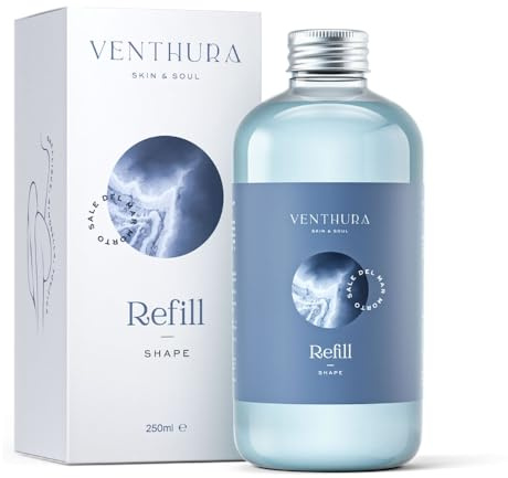 Venthura – Recharge Solution anti-cellulite drainante – Traitement anti-cellulite professionnel au sel de la mer Morte – 2 traitements