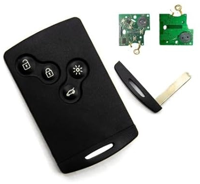 Scheda per Renault Clio 4 - Hitag AES PCF 7945/7953 (4A) elettronica adattabile, compatibile mani libere e non a mani libere dal 2013 al 2019 - Chiave automobilistica