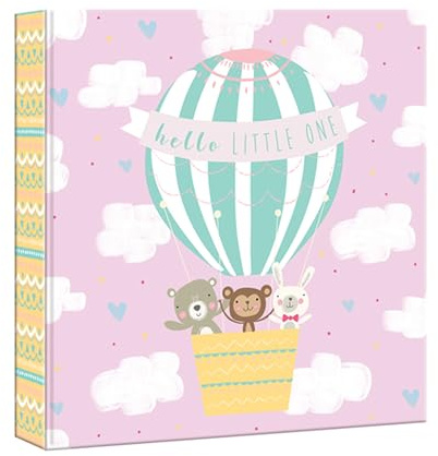 Photo Album Memo Slip in Holds 200 Photos 4 x 6 (Parachute Baby Pink 200)