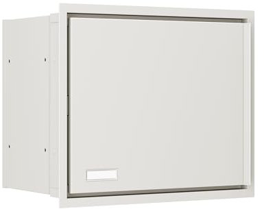 Bravios - Cassetta delle lettere da incasso Stoccolma in bianco