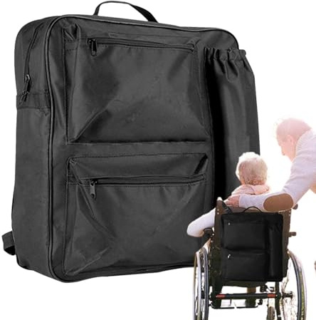 Bolsa De Respaldo Para Silla de Ruedas,Bolsa Para Silla de Ruedas | Mochila para silla de ruedas, bolsa de almacenamiento, Bolsas para silla de ruedas, mochila, bolsa de almacenamiento de gran