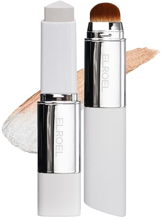 ELROEL ELROEL BLANC Cover Cream Stick V, koreansk farbwechselnde Foundation mit abnehmbarem pinnel, volle bis mittlere Deckkraft, 12 g, 202