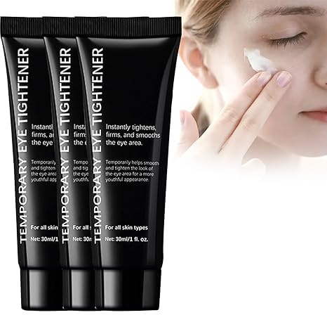 Luvi - Tensor facial temporal, crema tensora facial Luvi, tensor facial instantáneo, tratamiento instantáneo de bolsas de ojos, crema reafirmante de elevación (3 piezas)