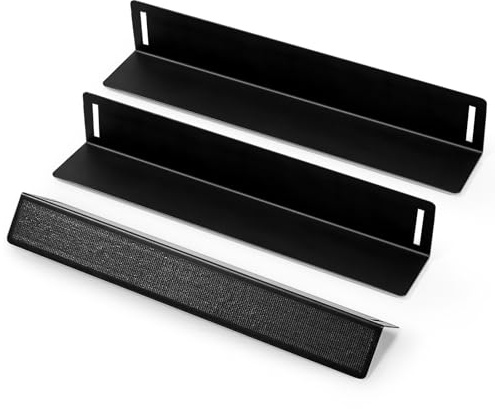 WDFCN 3 Stück Eisen Kofferraum Klett Fixierung 30 x 4 x 5cm Gepäckfixierung Kofferraum Trenner Cargoelemente Kofferraum Organizer für Auto Van Limousine den Kofferraumbegrenzung