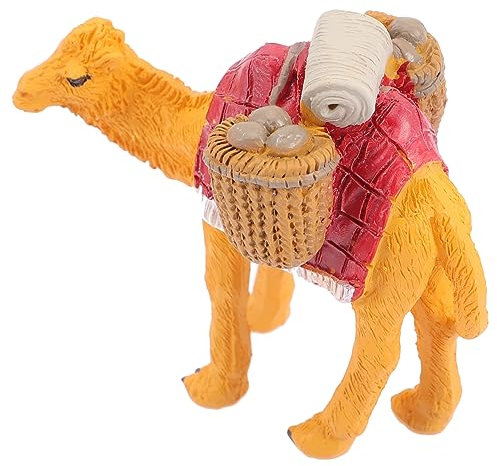 Cabilock Statue de Chameau Miniature Figurine de Decoration pour Maison Animal du Desert Sculpture pour Table ou Etagere
