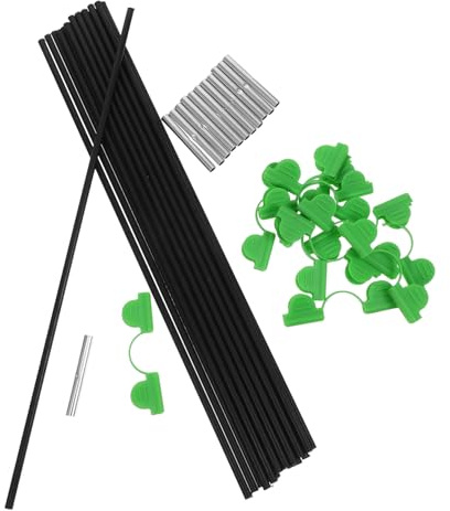 Artibetter Gewächshausbögen aus Fiberglas für Hochbeete Wetterbeständig und Installieren als Schutz für Blumen und Gemüse im Garten
