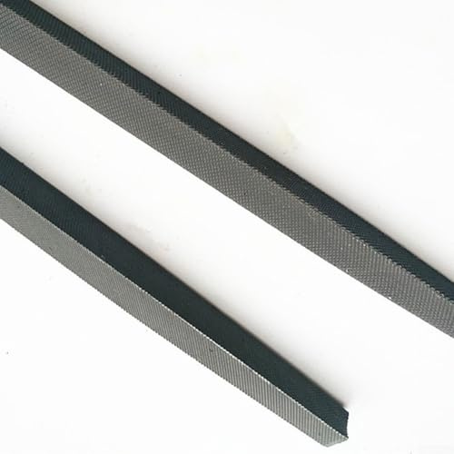 Lima triangolare da 20,3 cm, 5 pezzi, in acciaio, per la lavorazione del legno e la sbavatura, strumento di taglio fine per casa, officina e uso industriale