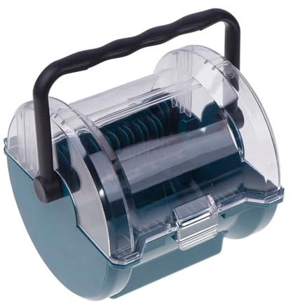 Rastapulz Caja de almacenamiento de plástico para amoladora angular, disco de corte, caja de lijado, organizador de herramientas portátil D-63862