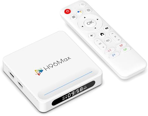 H618 Plus Android 14 TV Box 2025, 2GB RAM + 16GB ROM, LEFFOT 4K Ultra HD IP-TV Box, Soporte 8K Decodificar, Control de Voz, 2.4G & 5G, WiFi 6, BT 5.4, HDR 10, Allwinner H618 Quad Core A53
