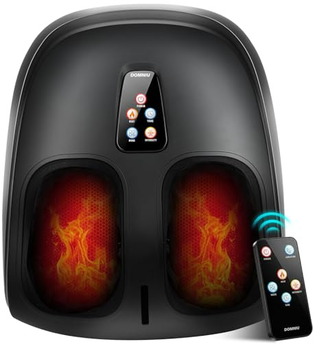 Shiatsu Foot Massager Machine with Heat, Upgraded Deep Kneading Feet Massager for Deliver Pain Relief, Plantar Fasciitis, Neuropathy, Gifts for Women/Mom & Dad, Father’s & Mother’s Day, Fits up to 13”