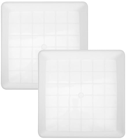 BESPORTBLE Sottovaso per Bonsai e Piante Grasse, 2 Vassoi in Plastica 13,76 Pollici, Resistente alle Intemperie, per Uso Esterno