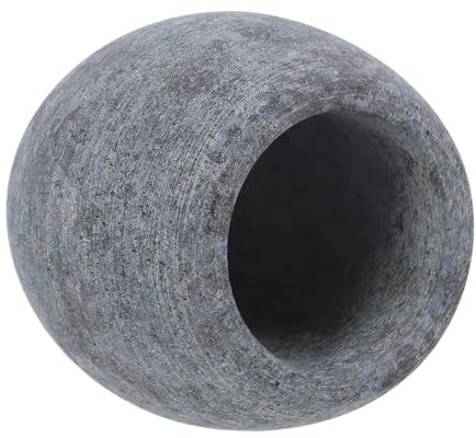 TOYANDONA Diffuseur Pierres Aromathérapie pour Sauna – Bol à Parfum en Pierre Naturelle 3,2 Cm – Porte-huiles Essentielles Compact pour Spa et Détente – Accessoire Bien-être Intérieur