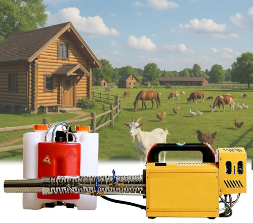 Nebulizzatore termico ad alta capacità da 15 litri, spruzzatore agricolo portatile a 360°, attrezzatura professionale for la soppressione delle infestanti e la cura della vegetazione.(350)