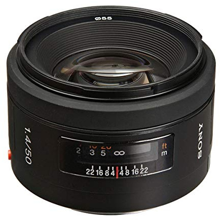 Sony 50mm f/1.4 Lens for Sony Alpha Digital SLR Camera black