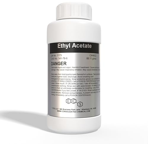 Premium Ethyl Acetate 99.5% Purity - 1000mL (32 Fl Oz)