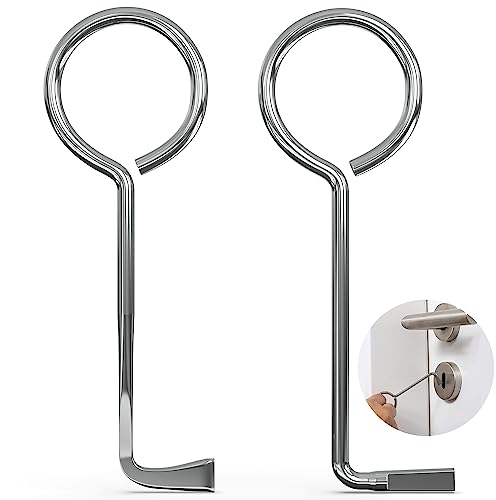 MULTIPICK Profi Dietrich Set - [2 Stück Made in Germany] Bunbartschlüssel Universal - Öffnet nahezu jede Tür - Bartschlüssel Dietrichset - Öffnungs Werkzeug Ditrichsett - Universal Schlüssel