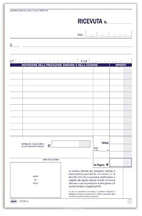 Ricevute sanitarie DU165470000