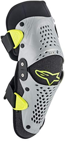 Alpinestars Sx-1 Youth Knee Protector Silver/Fluo Yellow