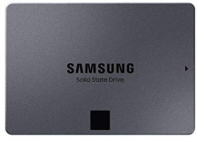 Samsung SSD 860 QVO 1TB 2.5 Inch SATA III Internal SSD (MZ-76Q1T0B/AM), Gray