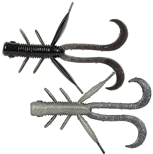 Spro Freestyle Urban Prey Hog 5,5cm - 5 Gummikrebse Streetfishing, Farbe:Glitter Roach