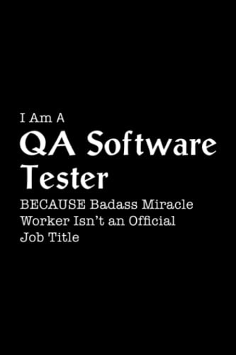 Notebook A QA Software Tester: 6 x 9, over 100 pages / Lined Journal,Meeting,Planner,Meal,Pocket,Organizer,Monthly