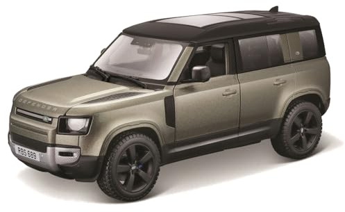 Bburago Random Assortment Land Rover Defender 110 (2022) 1:24 Scale, Diecast Replica with Opening Doors, Random Assortment, Officially Licensed Land Rover