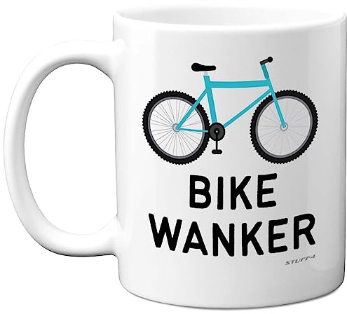 Funny Bike Gifts Mug, Bike W**ker | Rude Funny Christmas for Women and Men, Cyclist Mugs Coffee Tea Cup, Novelty Joke Rude Birthday Gift