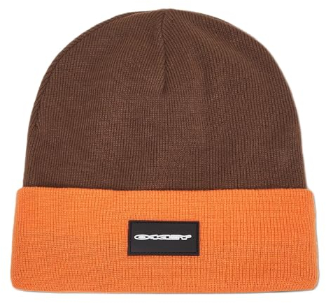 Oakley Herren Team Collection Stretch Logo Beanie, Karaffe/Soft Orange, Einheitsgröße