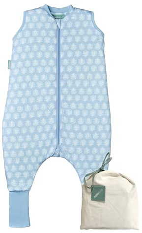 molis&co - Pijama Manta con Calcetines Antideslizantes 1.0 TOG - 117 cm (6 años) - Ideal para Primavera y otoño - 100% algodón (Oeko-Tex 100) - Lotus