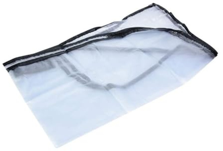 ibasenice Regenschutzhülle und für Golfwagen aus Pvc Einfach zu Verwenden Transparenter Wagenschutz Praktisch zu Verstauen