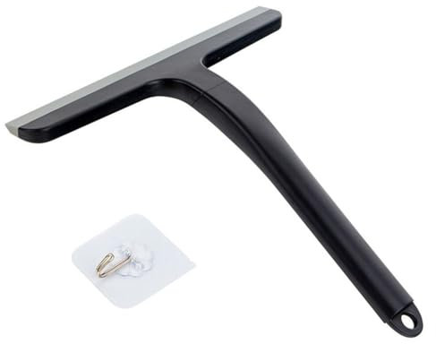 HAYUMGLG - Rascador de vidrio de plástico, rascador de ventanas, herramienta de limpieza de vidrio para el baño doméstico, rascador de vidrio