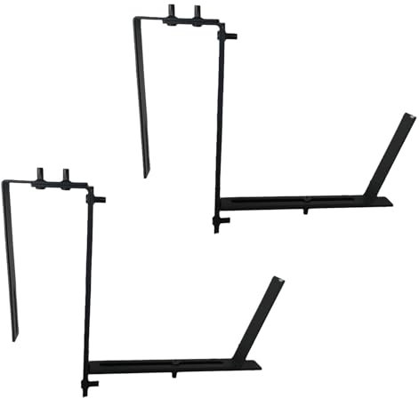 Geländer-Pflanzgefäßhalterung, verstellbare Blumenkasten, Pflanzgefäßhalterung, Blumenkasten-Halterung, Wandhalterung mit 40,8 kg Kapazität für Außenbereich, Balkon, Zäune