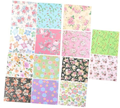ULDIGI Origami-bastelset 3 Sets Doppelseitiges Quadratisches Papier Leuchtende Farben Ideal Für Dekoration Und Schulaktivitäten Zufälliger Stil