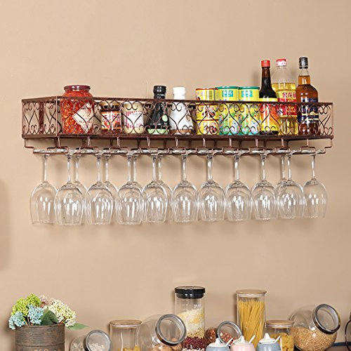Glas-Barschrank im Vintage-Stil, zur Wandmontage, 250 x 25 x 16 cm